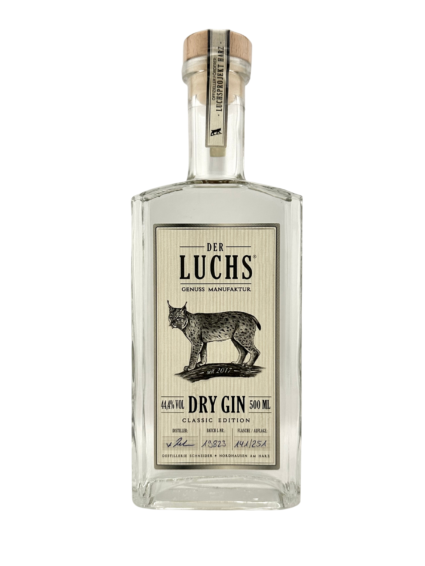 Der Luchs - Dry Gin - Classic Serie - 44,4%vol
