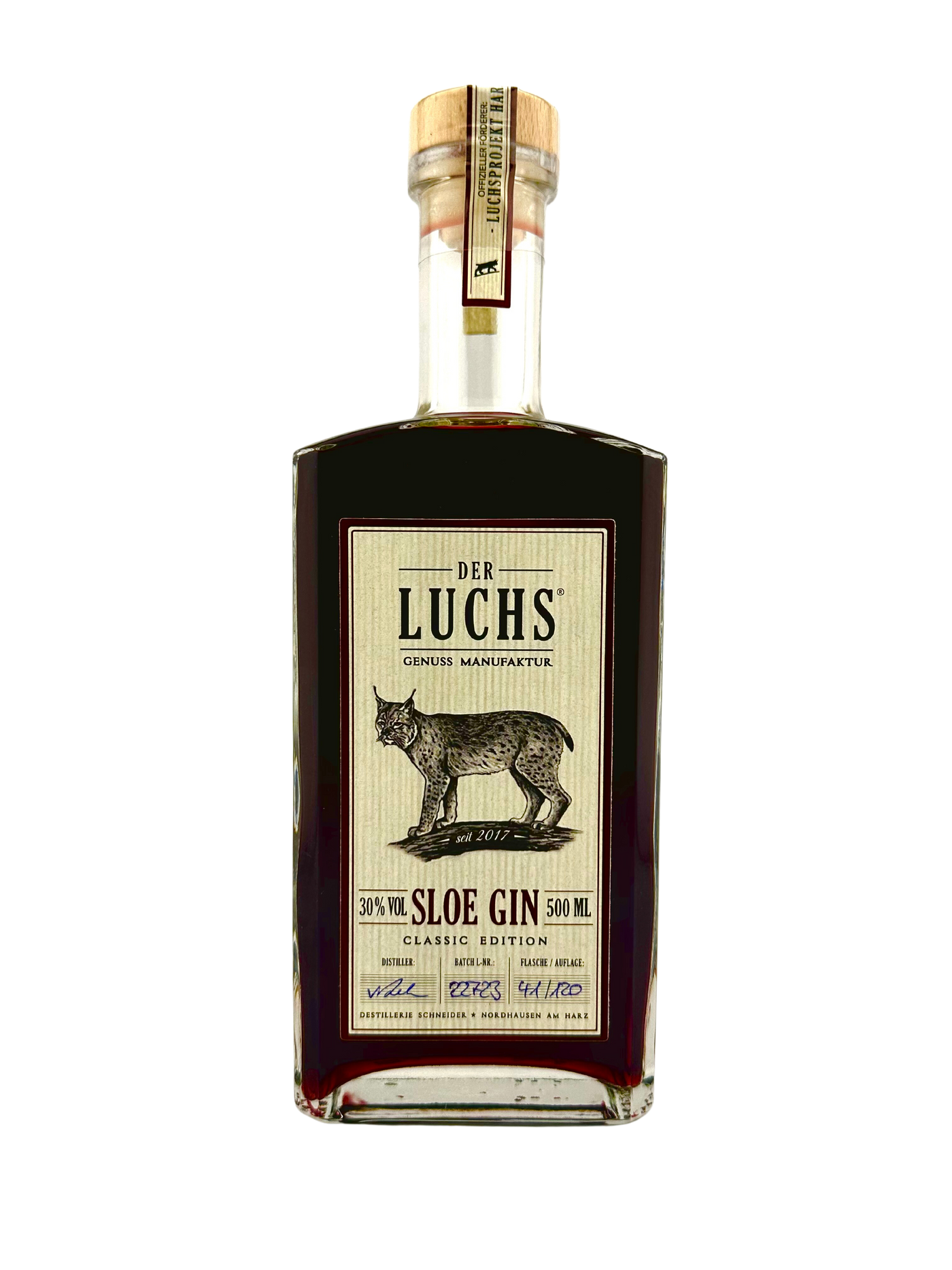 Der Luchs - Sloe Gin - Classic Serie - 30%vol