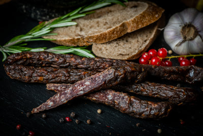 Chili Reh-Knacker mit BIO-Schweinefleisch - VAKUUMIERT - 5 Stück