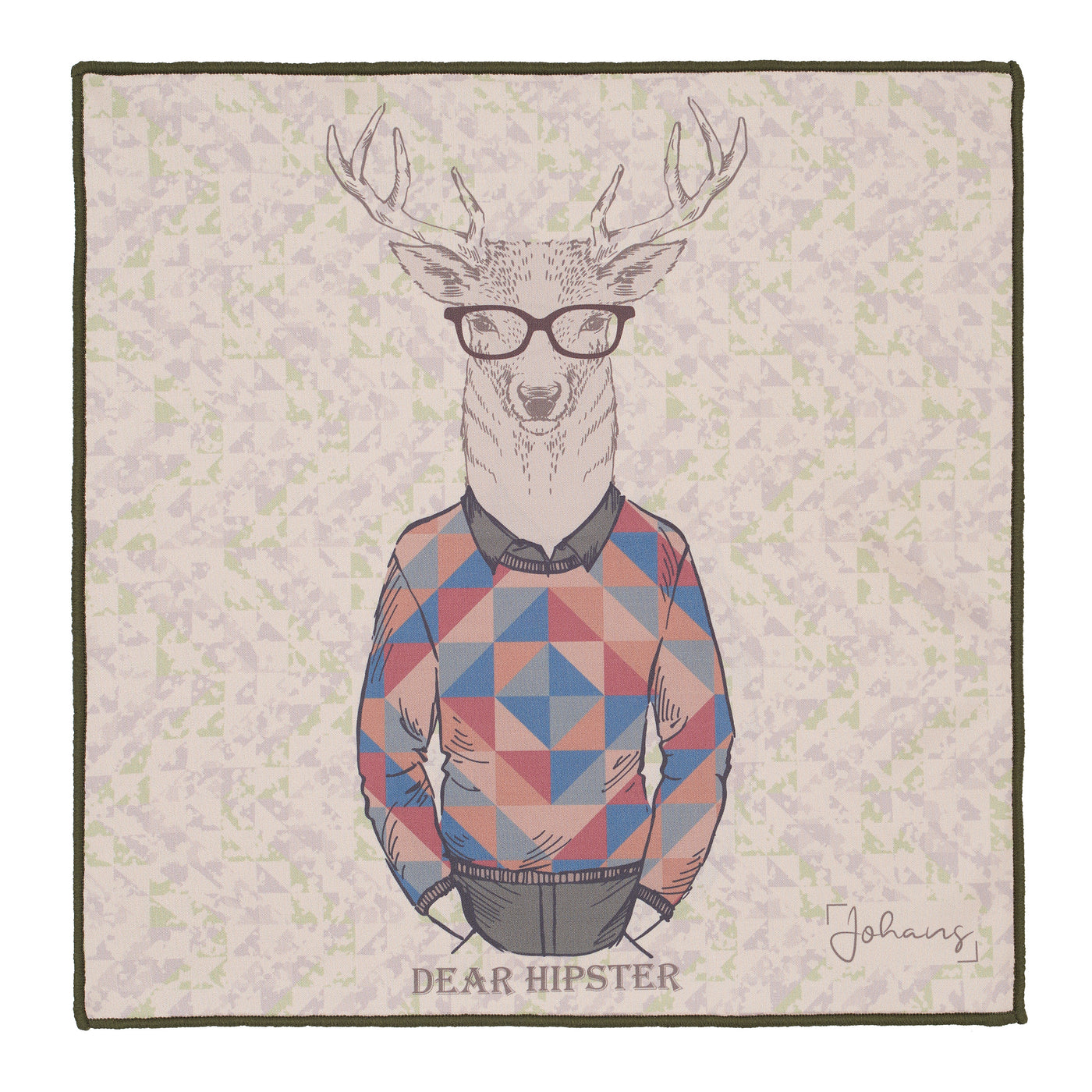 Johans Brillen- und Displaytuch "Hipster"