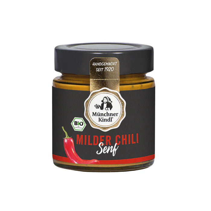BIO Milder Chili Senf - Münchner Kindl - 125 ml