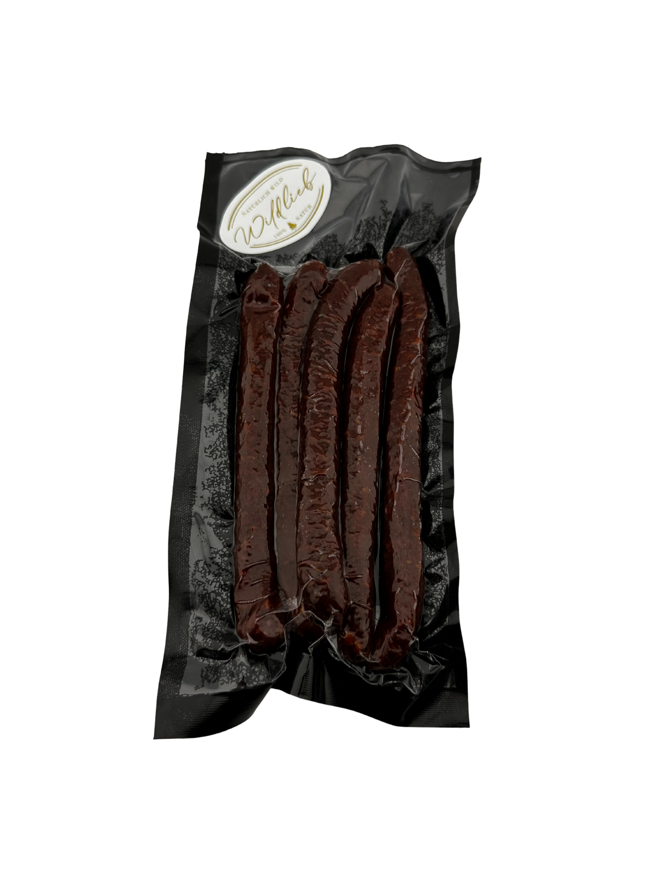 Damwild-Knacker mit Schweinespeck von Purely Green - VAKUUMIERT