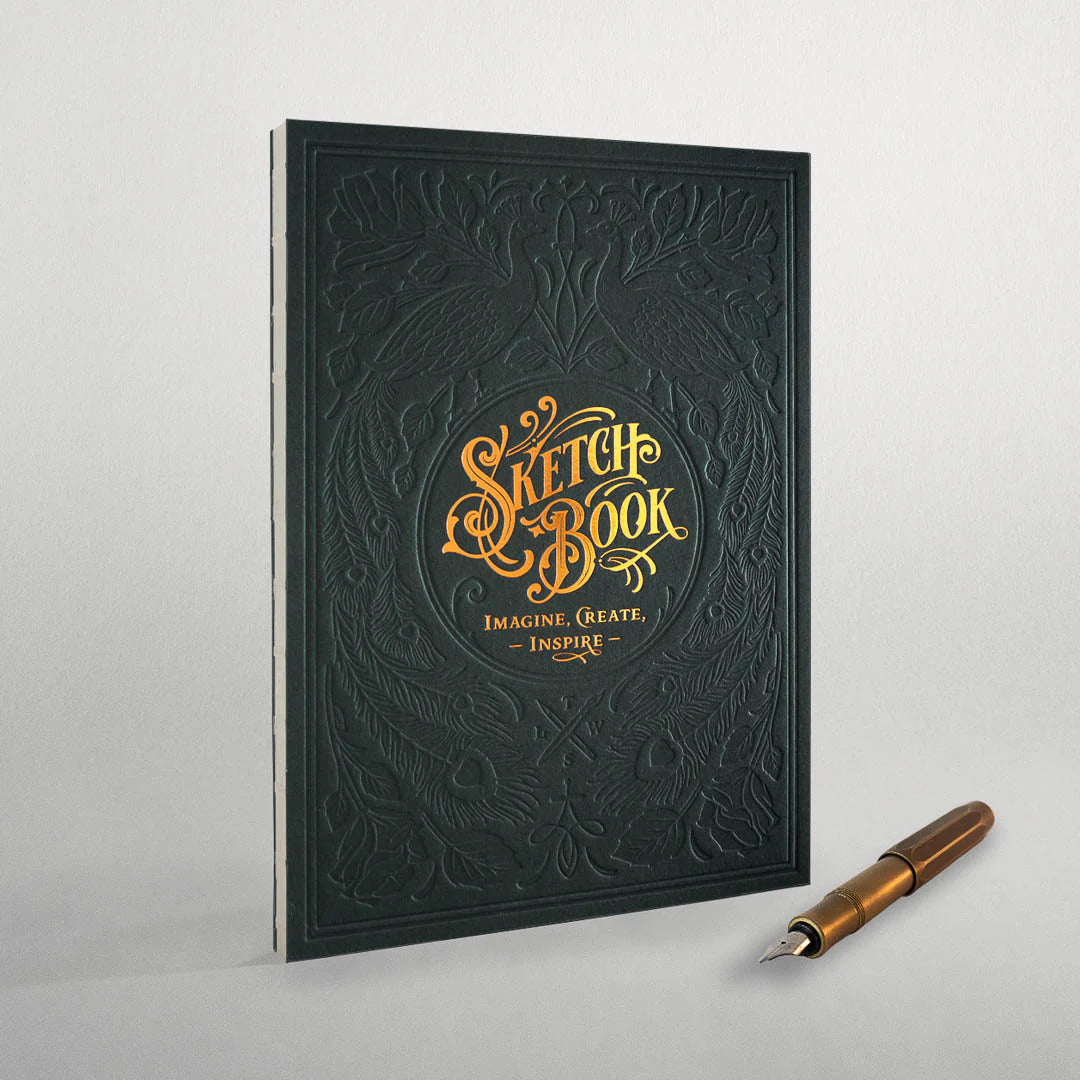 Letterpress Sketchbook - Racing Green