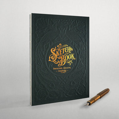 Letterpress Sketchbook - Racing Green